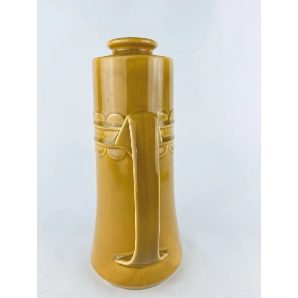 Vintage 1960 Homer Laughlin Yellow Gold Harvest Coventry Castilian Tea Pot w Lid